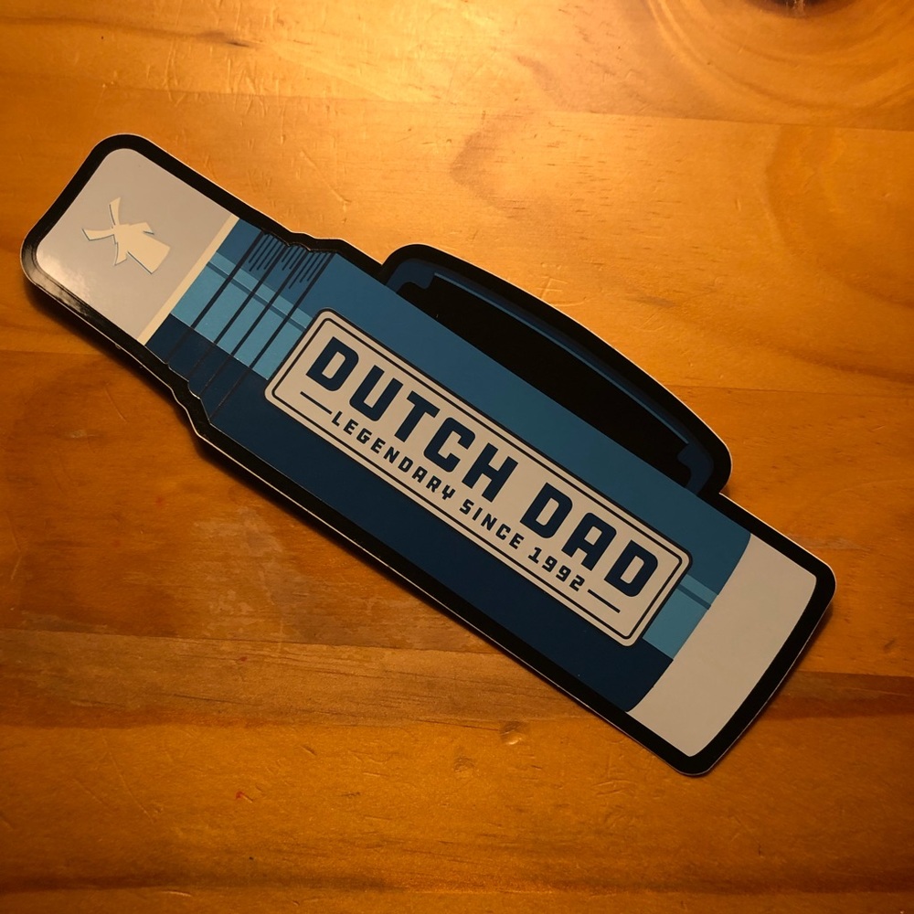 Dutch Bros Dutch Dad Thermos Sticker